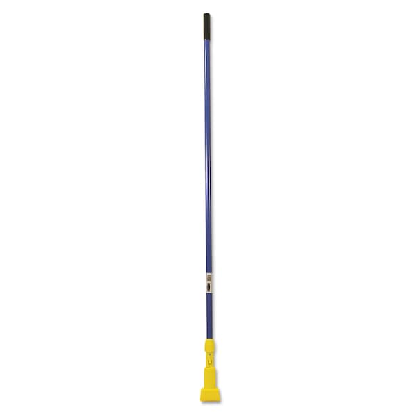Rubbermaid Commercial 60 in L Mop and Broom Handles, Blue/Yellow FGH24600BL00 - main